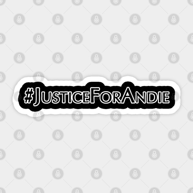 #JusticeForAndie Sticker by Dawson's Speak: A Podcast